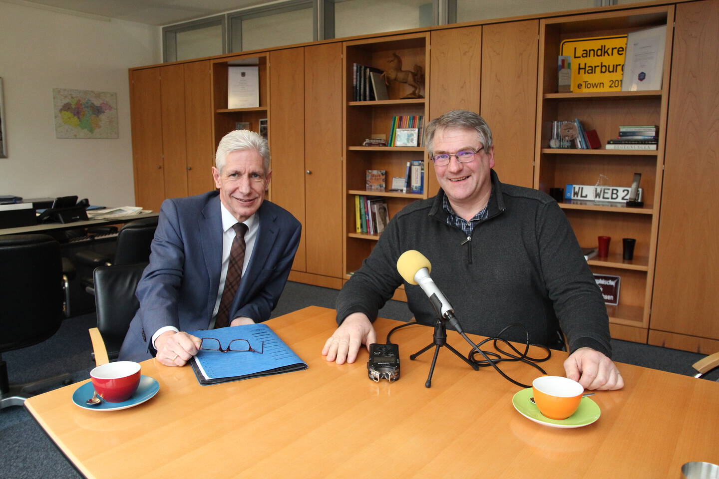 LK Harburg Rainer Rempe bei Talk regional Winsen Aktuell